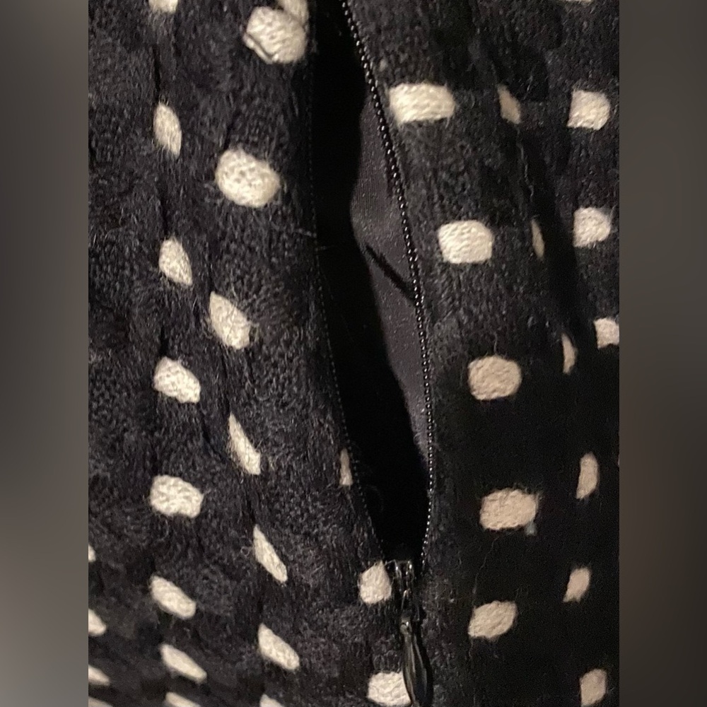 Mycra Pac Reversible Black Nylon/Black and White Wool Jacket S/M - Picture 5 of 9